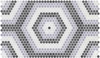 Плитка Onix Mosaico Hex Geo Patterns 23 30.1x29 см, поверхность матовая