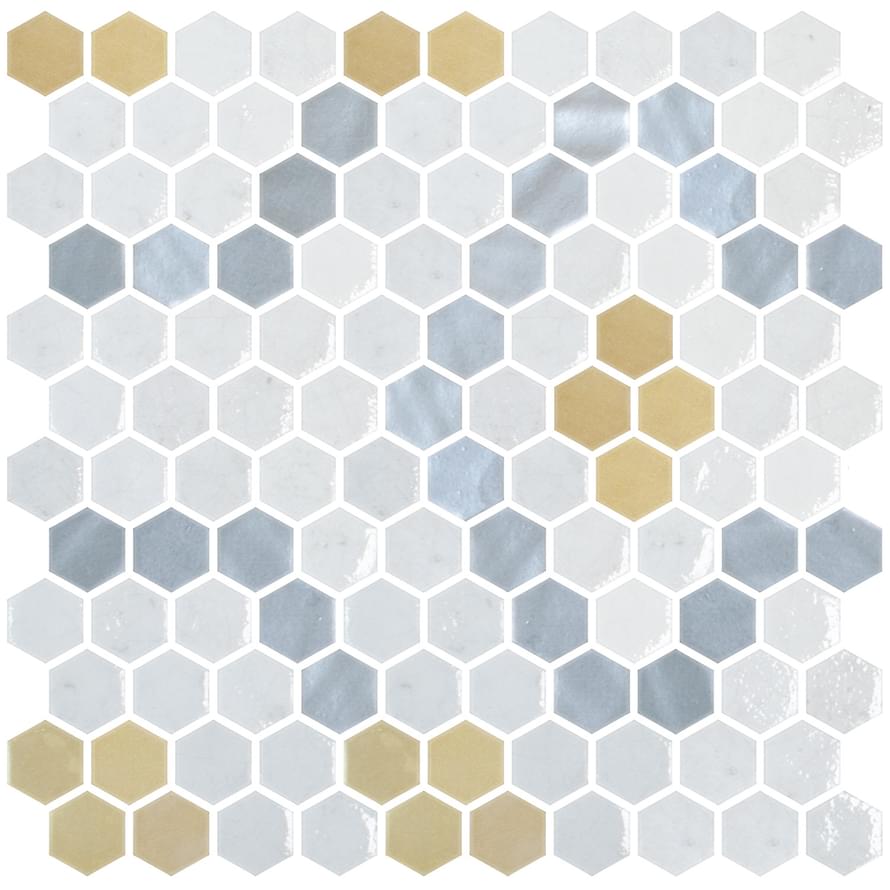 Onix Mosaico Hex Geo Patterns 5 30.1x29