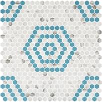 Плитка Onix Mosaico Hex Geo Patterns 6 60.3x58.1 см, поверхность матовая