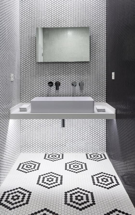 стекло фабрики Onix Mosaico коллекция Hex Geo Patterns