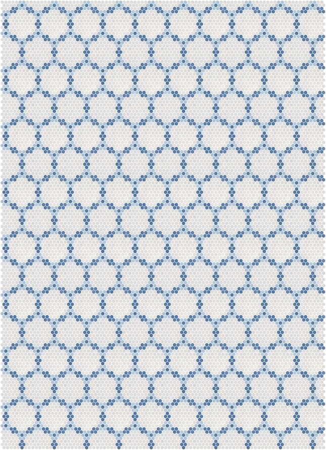 стекло фабрики Onix Mosaico коллекция Hex Geo Patterns