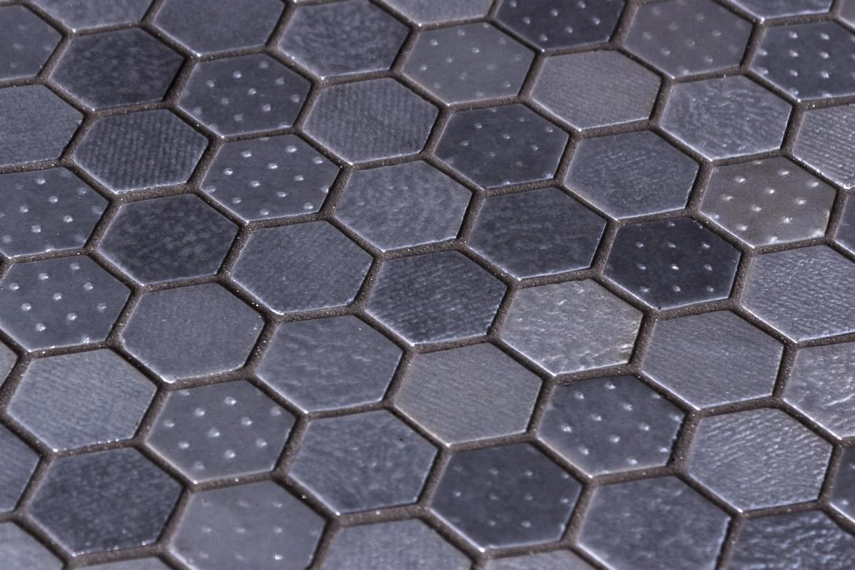 стекло фабрики Onix Mosaico коллекция Hex Metal Blends