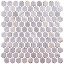 Плитка Onix Mosaico Hex Natureglass New Argent 29x30.1 см, поверхность глянец