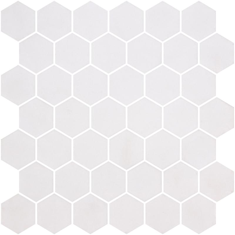 Onix Mosaico Hex Natureglass Xl White Matte 28.4x28.6
