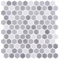 Плитка Onix Mosaico Hex Stoneblends Anchor 30.1x29 см, поверхность микс, рельефная