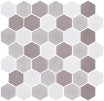Плитка Onix Mosaico Hex Stoneblends Xl Loft 28.4x28.6 см, поверхность матовая