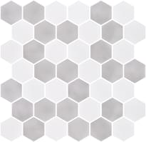 Плитка Onix Mosaico Hex Stoneblends Xl Soft 28.4x28.6 см, поверхность матовая