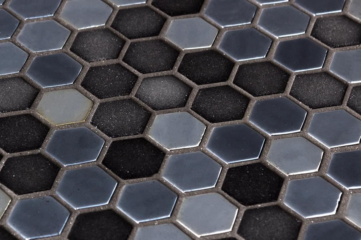 стекло фабрики Onix Mosaico коллекция Hex Stoneglass Blends