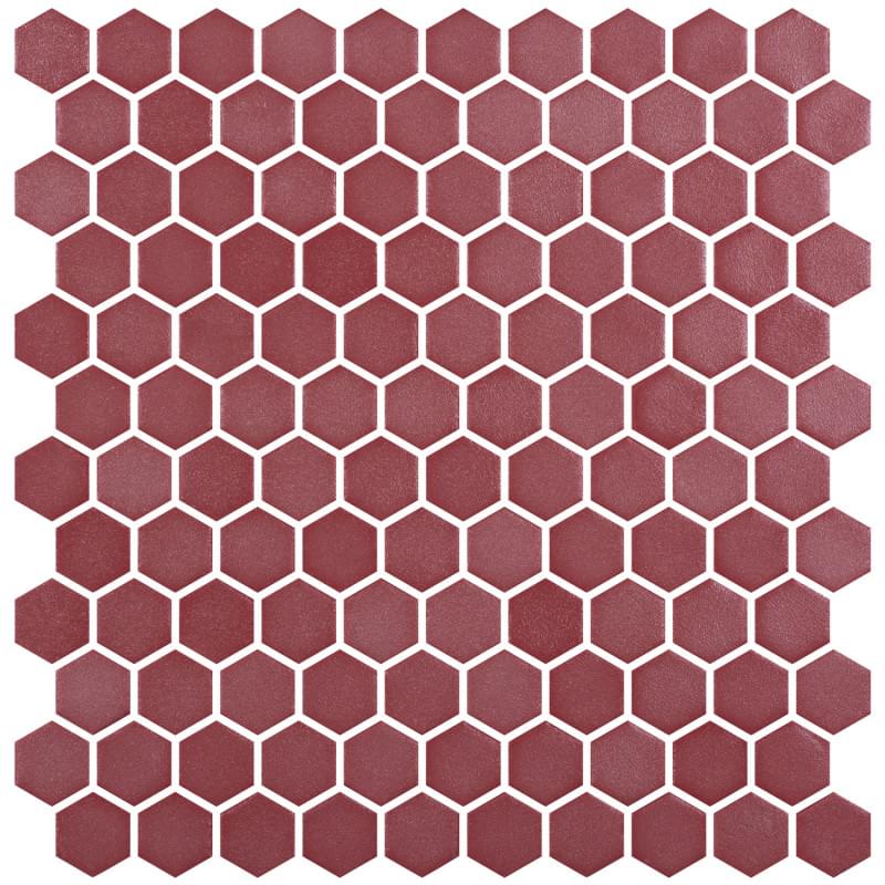 Onix Mosaico Hex Stoneglass Russet 29x30.1