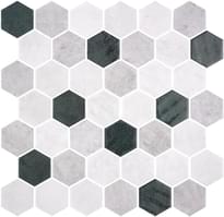 Плитка Onix Mosaico Hex Xl Zelik Berlin 28.4x28.6 см, поверхность глянец