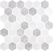 Плитка Onix Mosaico Hex Xl Zelik Helsinki 28.4x28.6 см, поверхность глянец