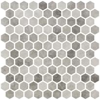 Плитка Onix Mosaico Hex Zement Grey 30.1x29 см, поверхность матовая