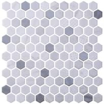 Плитка Onix Mosaico Hexagon Blends Fossil 30.1x29 см, поверхность микс