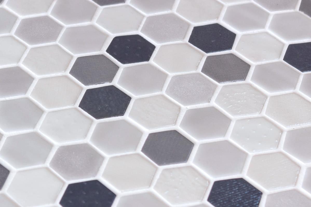 стекло фабрики Onix Mosaico коллекция Hexagon Blends