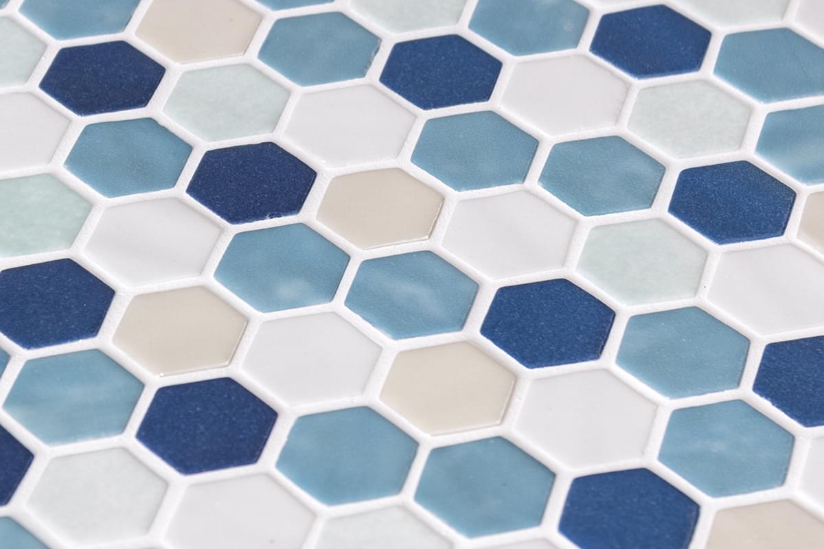стекло фабрики Onix Mosaico коллекция Hexagon Blends