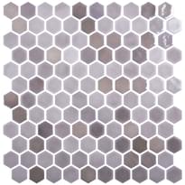 Плитка Onix Mosaico Hexagon Blends Taupe 30.1x29 см, поверхность микс