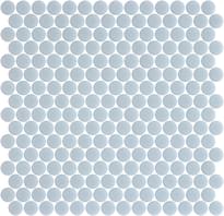 Плитка Onix Mosaico Penny Natureglas Pale Blue Matte 28.6x28.6 см, поверхность матовая