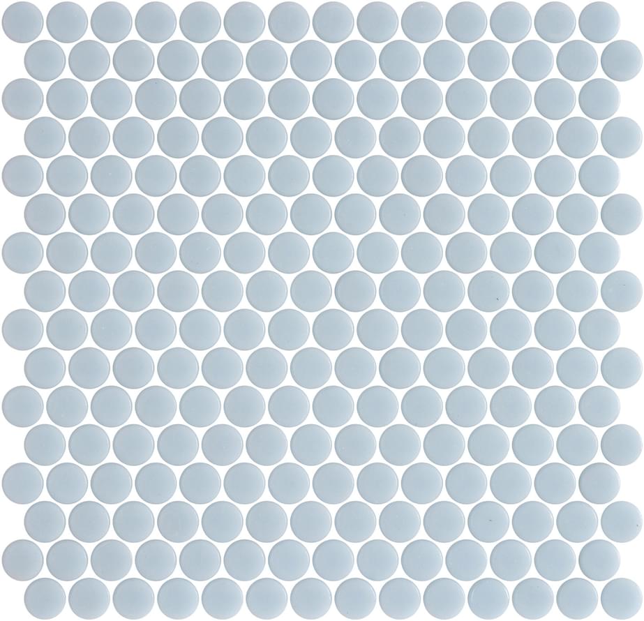 Onix Mosaico Penny Natureglas Pale Blue Matte 28.6x28.6