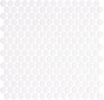 Плитка Onix Mosaico Penny Natureglas White Matte 28.6x28.6 см, поверхность матовая