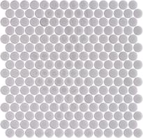 Плитка Onix Mosaico Penny Shiny Smooth Grey Shiny 28.6x28.6 см, поверхность глянец