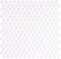 Плитка Onix Mosaico Penny Shiny White Shiny 28.6x28.6 см, поверхность глянец