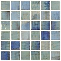 Плитка Onix Mosaico Penta Vanguard Pool Forest Blue 31.1x31.1 см, поверхность глянец
