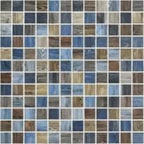 Плитка Onix Mosaico Woodland Oak Indigo Matte 31.1x31.1 см, поверхность матовая