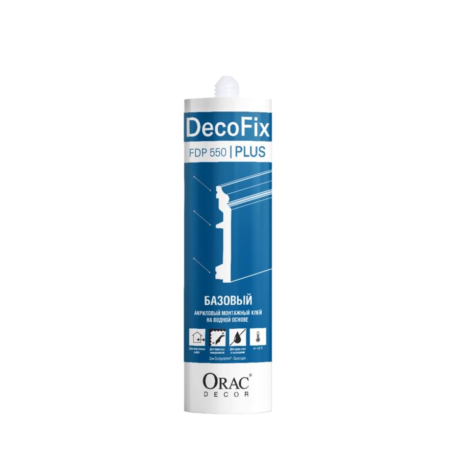 Orac Сопутствующие Товары Монтажный Клей Decofix Pro Fdp550 310 мл  поверхность 