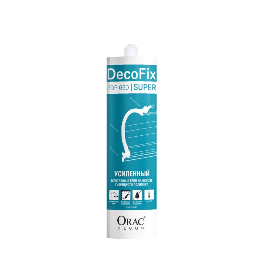 Orac Сопутствующие Товары Монтажный Клей Decofix Pro Fdp650 310 мл  поверхность 