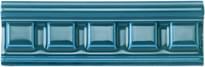Плитка Original Style Artworks Baroque Blue Dentil 5x15.2 см, поверхность глянец, рельефная