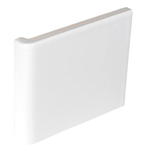 Original Style Artworks Brilliant White Half Tile Ext Wrapping Corner 15.2x16.7