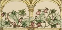 Плитка Original Style Artworks Colonial White Arch And Ivy Pink 7.6x15.2 см, поверхность глянец