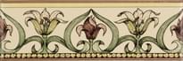 Плитка Original Style Artworks Colonial White Art Nouveau Lily Green 5x15.2 см, поверхность глянец