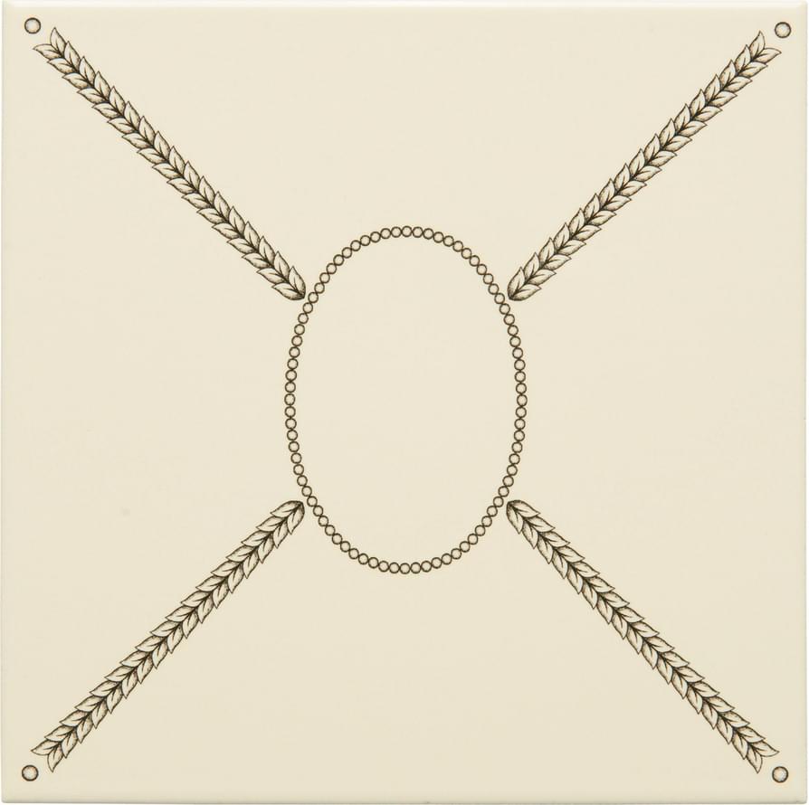 Original Style Artworks Colonial White Cartouche 15.2x15.2