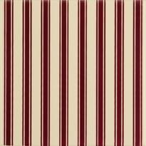 Плитка Original Style Artworks Colonial White Regency Stripe Burgundy 15.2x15.2 см, поверхность глянец