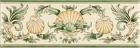 Плитка Original Style Artworks Colonial White Scallop Shells Green And Buff 5x15.2 см, поверхность глянец