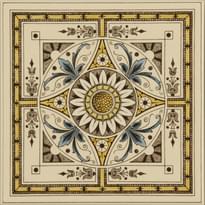 Плитка Original Style Artworks Colonial White Symmetrical Classical Pattern 15.2x15.2 см, поверхность глянец