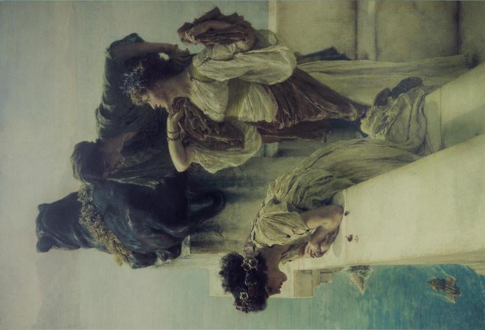 Original Style Artworks Decors Alma-Tadema A Coign Of Vantage 38x56