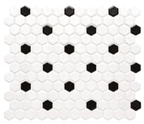 Плитка Original Style Artworks Decors Black And White Honeycomb 25.7x29.7 см, поверхность полуматовая