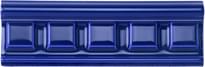 Плитка Original Style Artworks Royal Blue Dentil 5x15.2 см, поверхность глянец, рельефная