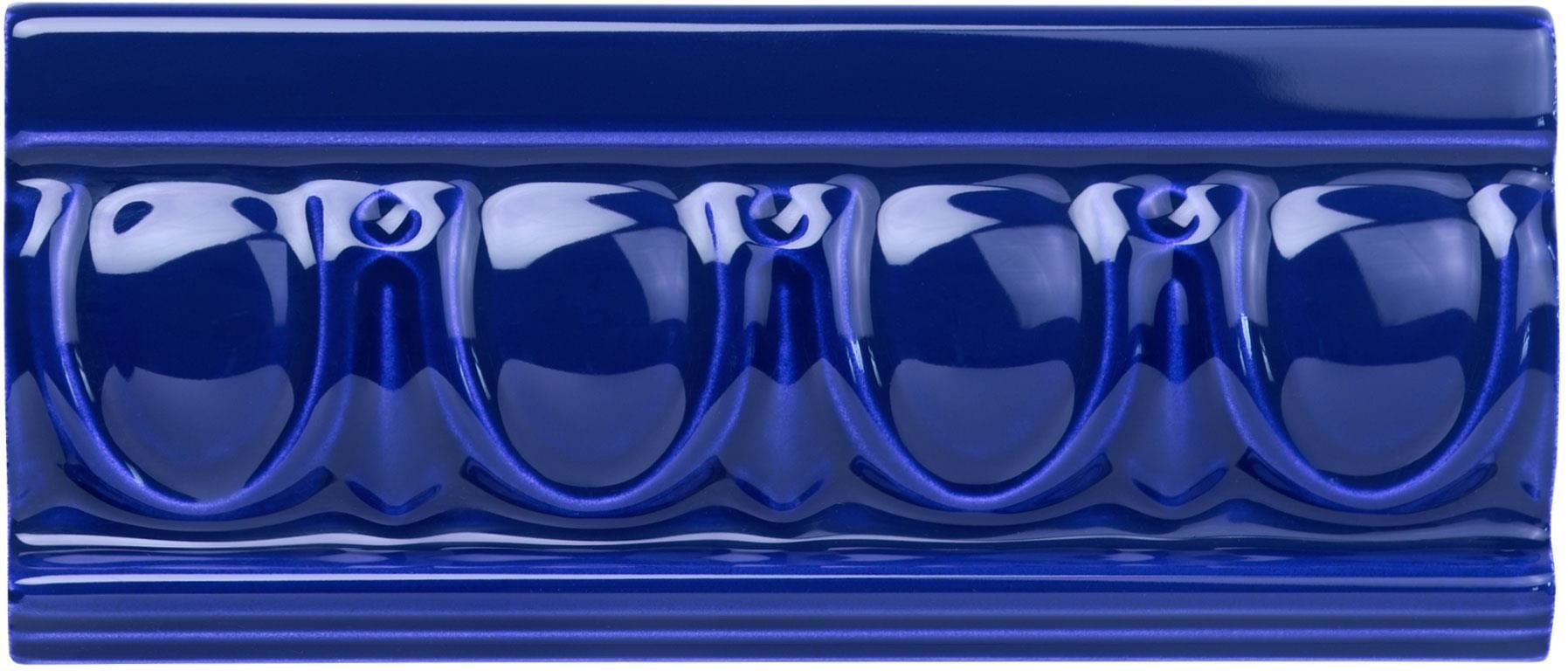 Original Style Artworks Royal Blue Egg And Dart 6.5x15.2