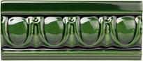 Плитка Original Style Artworks Victorian Green Egg And Dart 6.5x15.2 см, поверхность глянец, рельефная