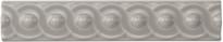 Плитка Original Style Artworks Westminster Grey Scroll 2.9x15.2 см, поверхность глянец