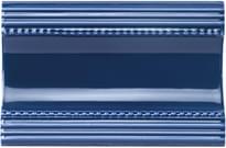 Плитка Original Style Artworks Windsor Blue Plain Cornice 7.5x15.2 см, поверхность глянец, рельефная