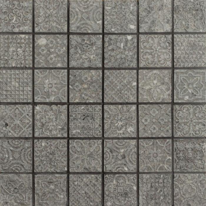 Original Style Mosaics Alto Grey marble 31.5x31.5