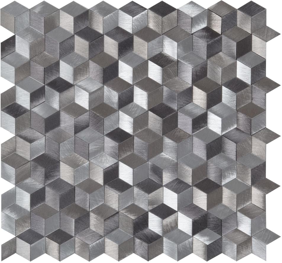Original Style Mosaics Zenith Silver 27.5x28.5