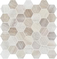 Плитка Original Style Mosaics Perla Large Hexagon 29.7x30 см, поверхность микс