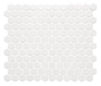 Плитка Original Style Mosaics White Honeycomb 25.7x29.7 см, поверхность матовая