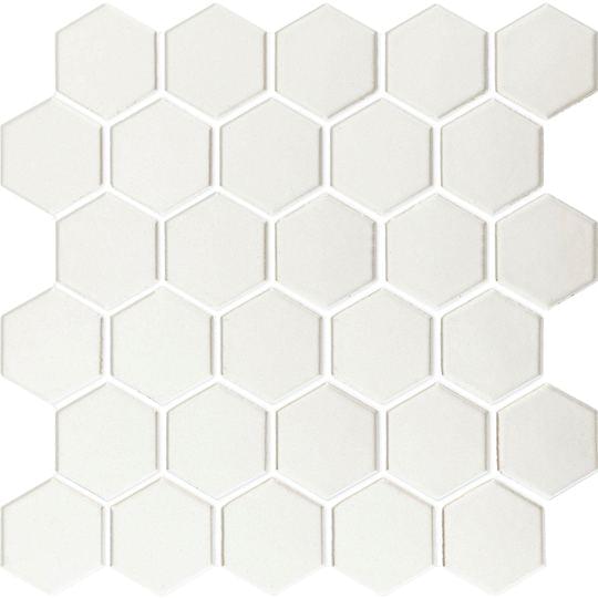 Original Style Mosaics White Honeycomb Large Sheet 27x32