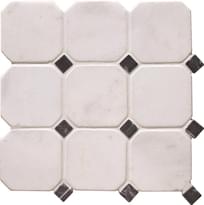 Плитка Original Style Mosaics White Octagon 10 31x31 см, поверхность матовая